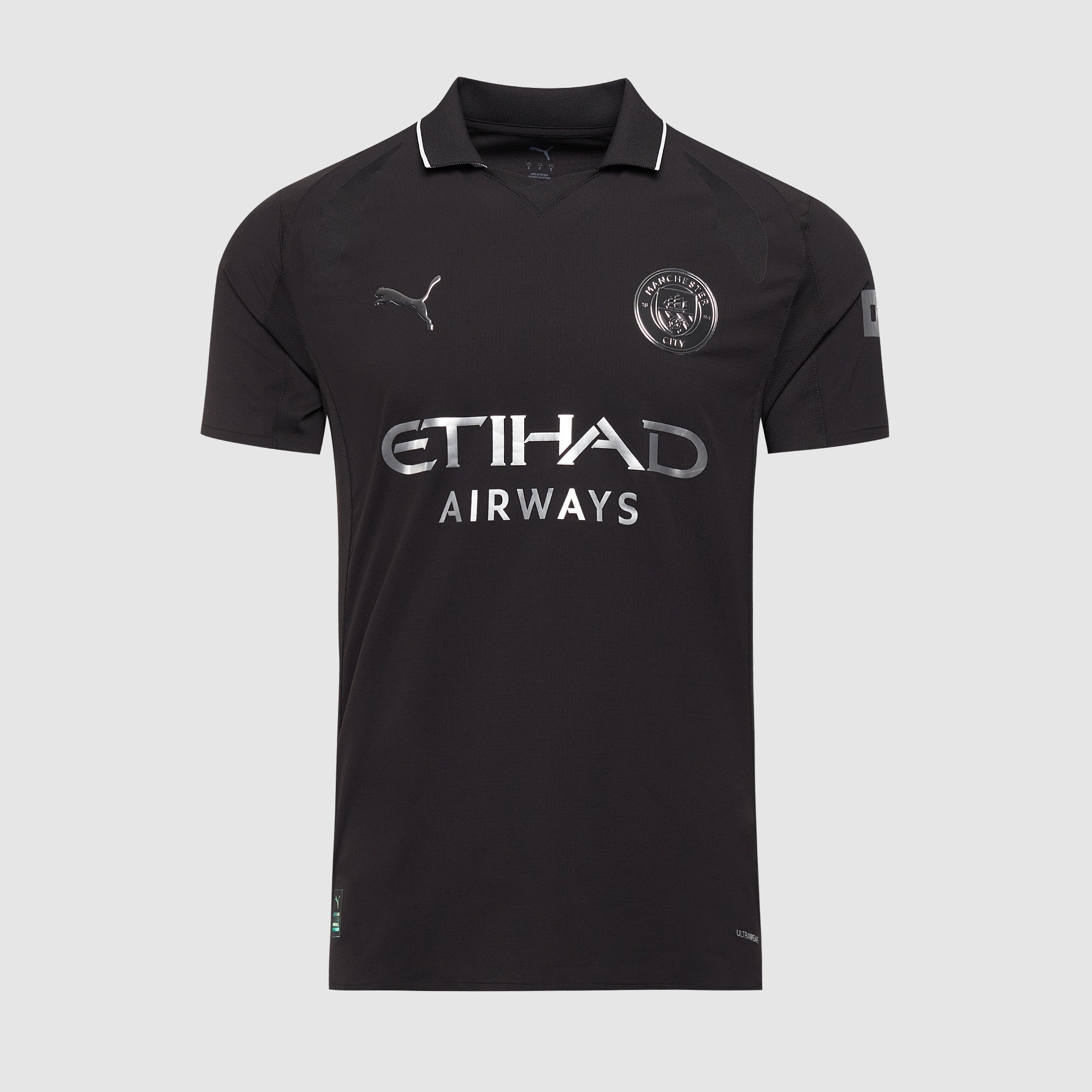 Puma Manchester City 25/26 Authentic Away Shirt with Haaland 9