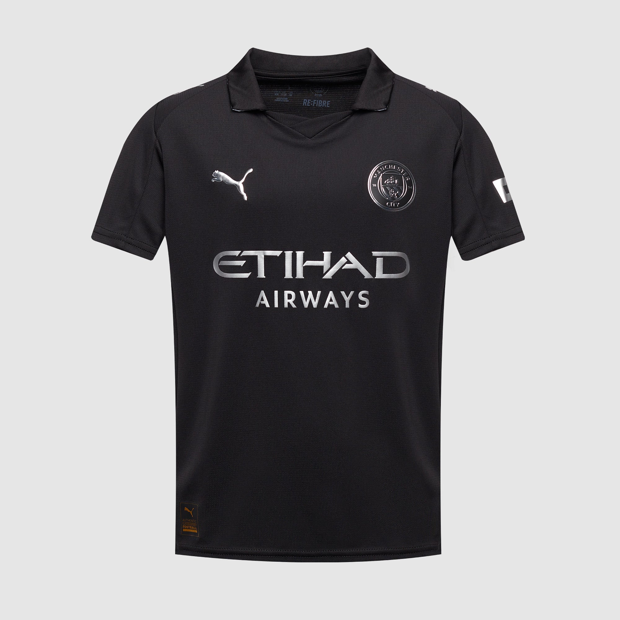 Puma Manchester City 25/26 Away Shirt with Haaland 9 - Puma Black