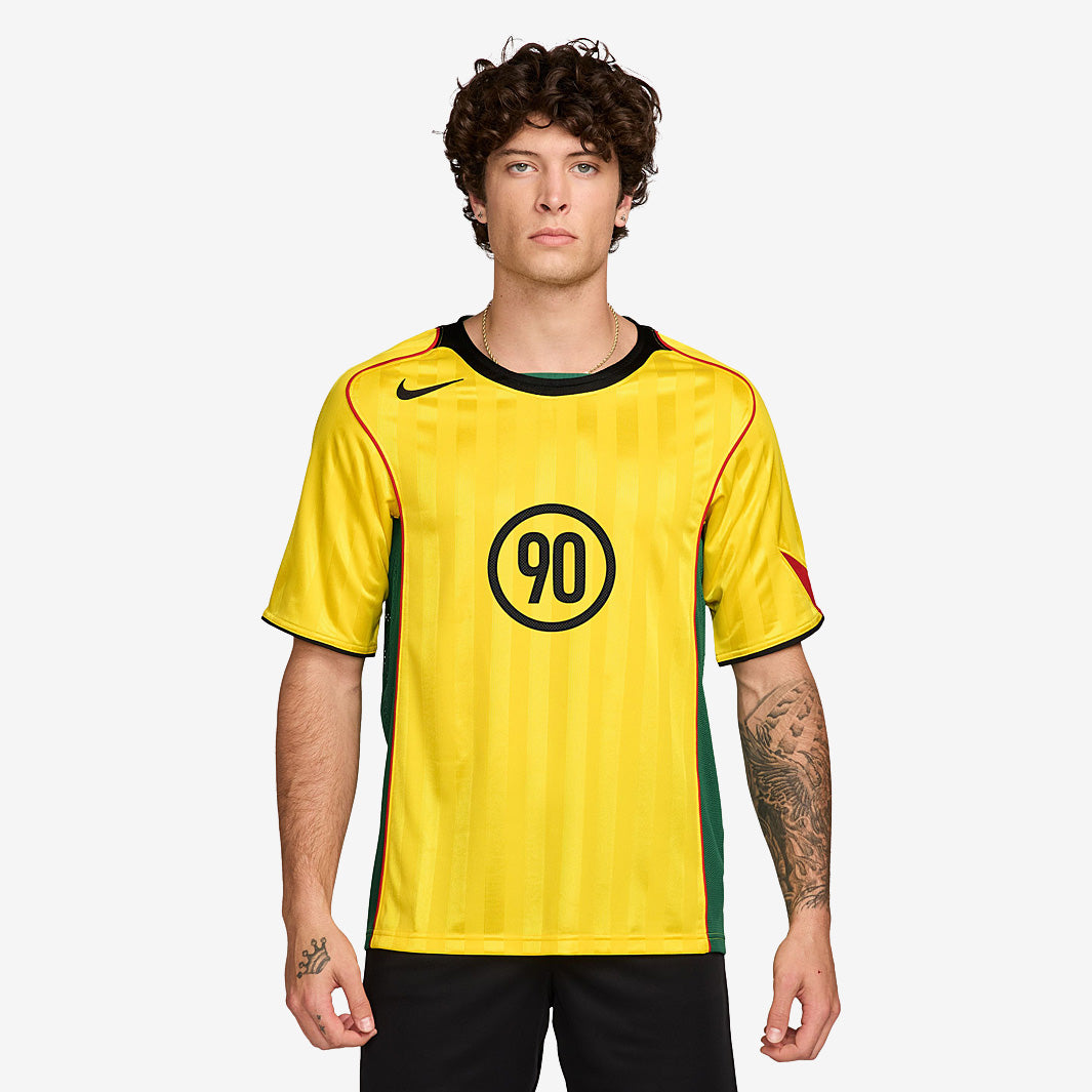 Nike Total 90 Dri-FIT Energy Shirt - Tour Yellow/Black/Sport Red