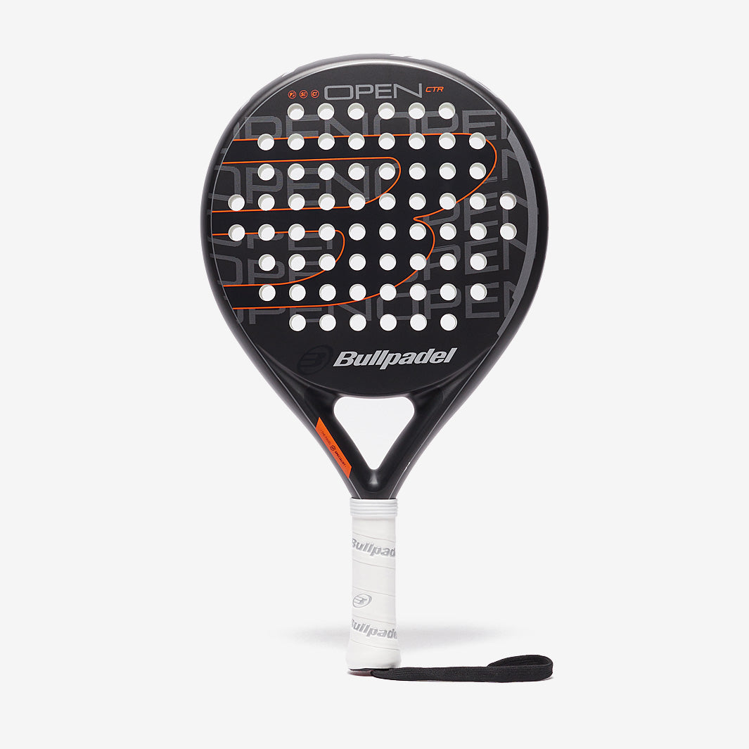 Bullpadel Control Racket Bullpadel Open Control Padel Racket - Black/White/Orange - Adult Padel ...