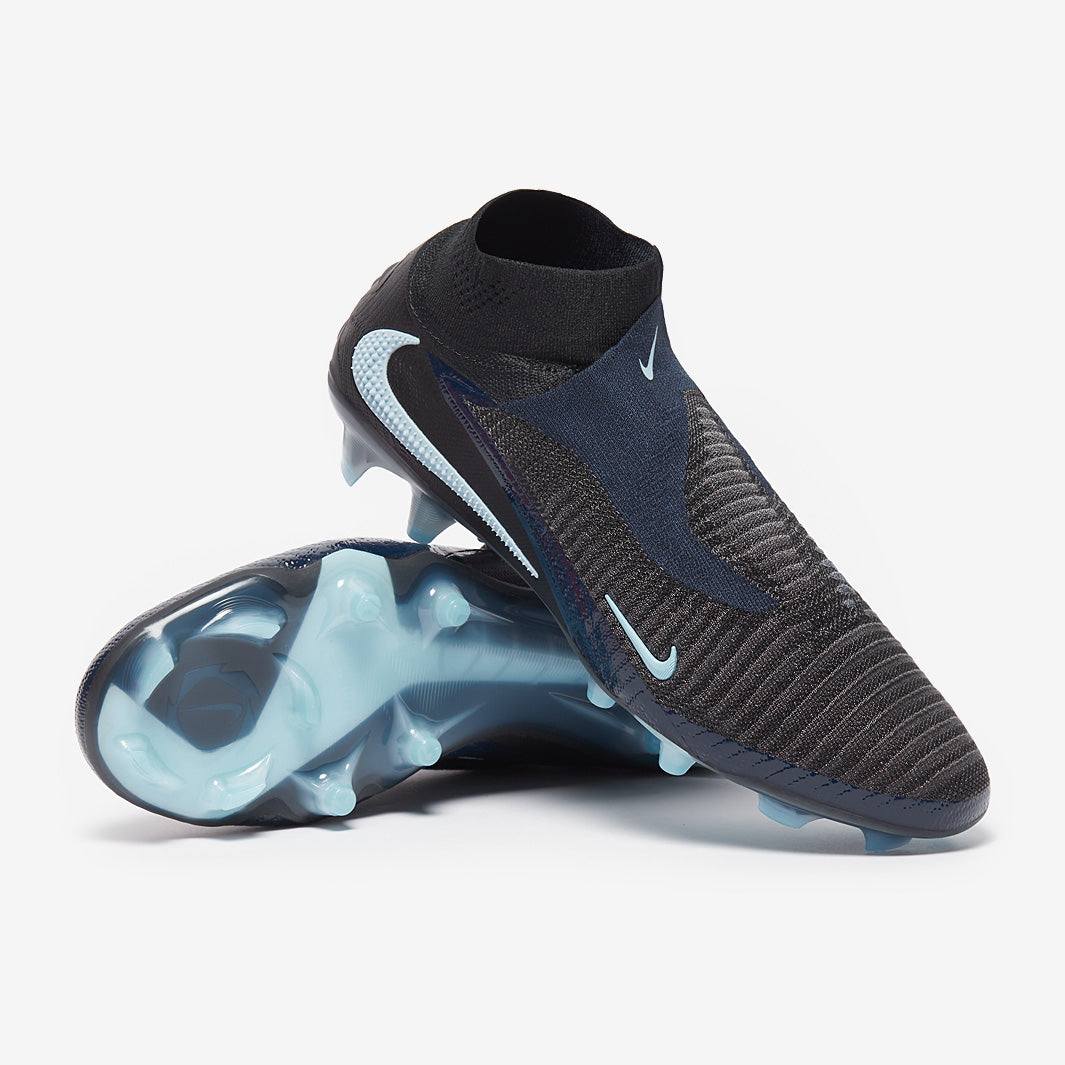 Nike Phantom 6 Elite High Firm Ground - Black/Black - Adult Boots