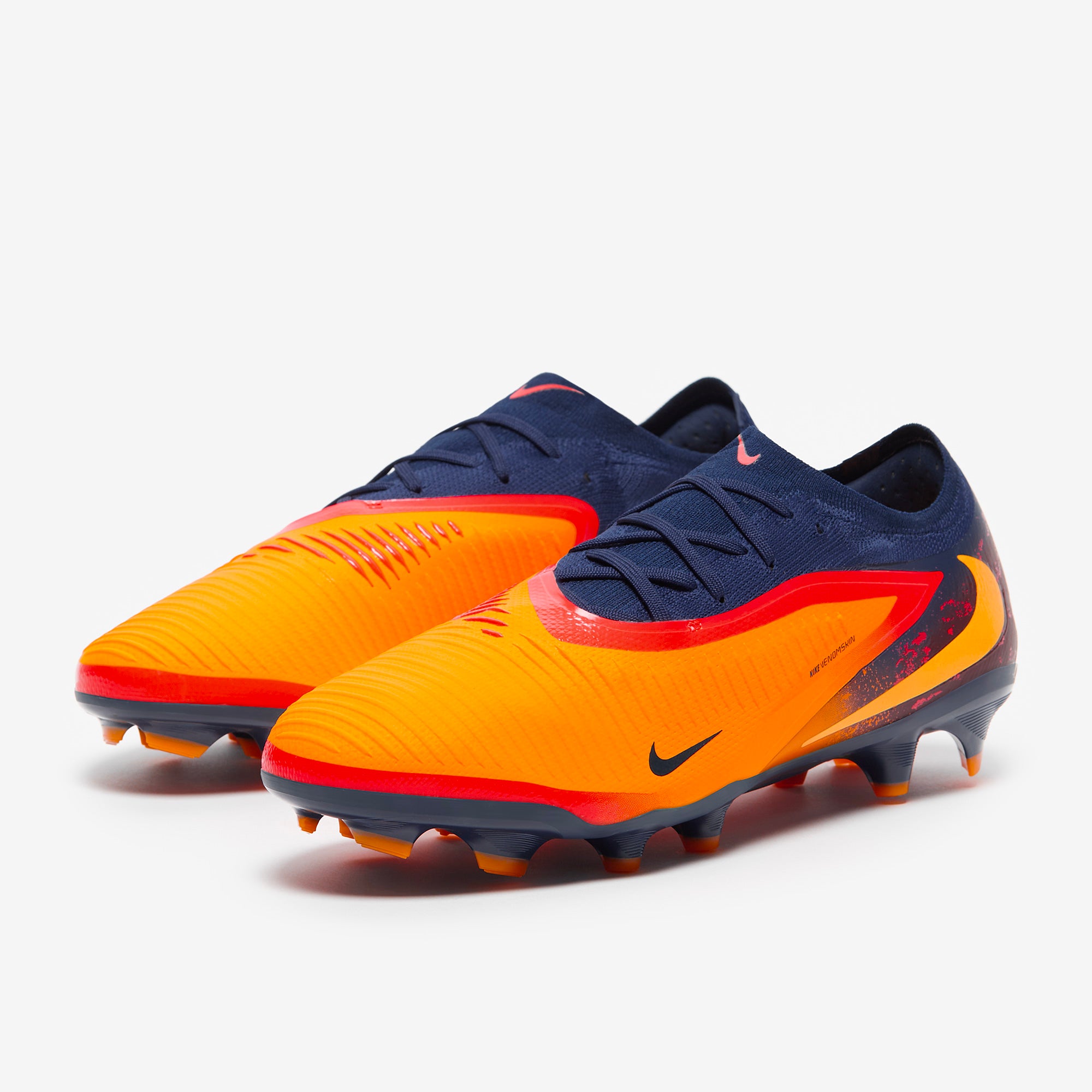 Nike Phantom サッカーシューズ オレンジ/レッド Nike Phantom 6 Pro Low x Haaland Firm Ground - Laser Orange/Lemon