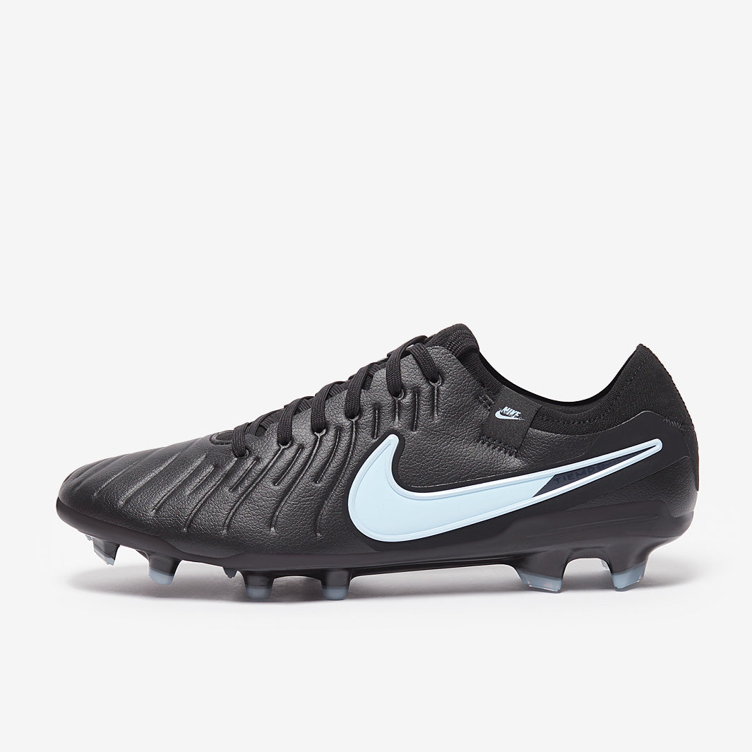 Nike Tiempo Legend X Pro Firm Ground - Black/Ice Blue - Adult Boots