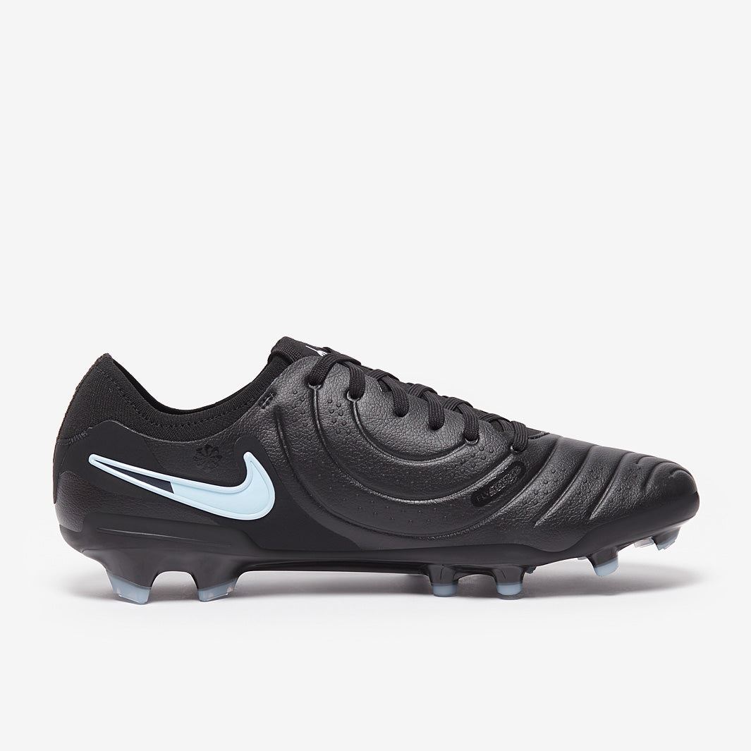 Nike Tiempo Legend X Pro Firm Ground - Black/Ice Blue - Adult Boots