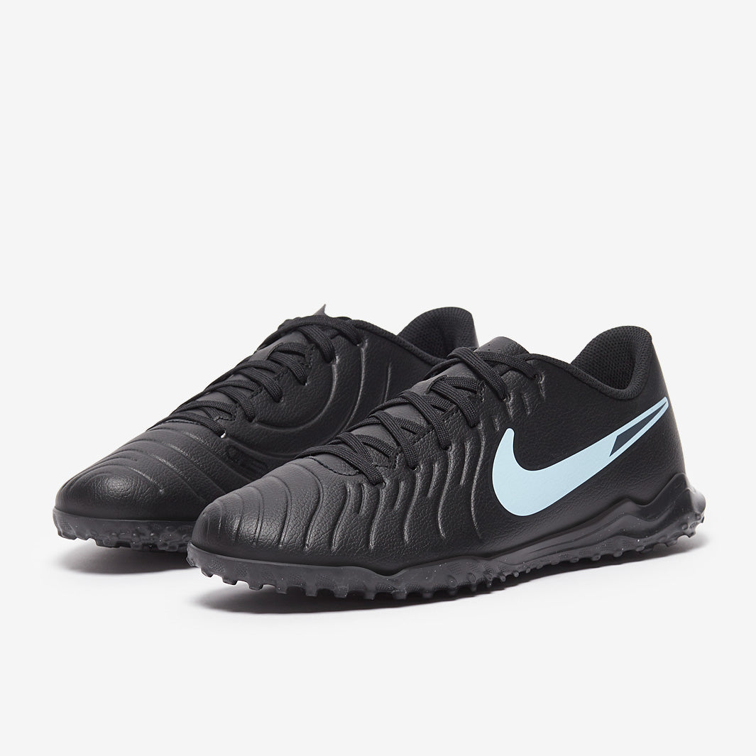 Nike Tiempo Legend X Club Turf - Black/Ice Blue - Adult Boots