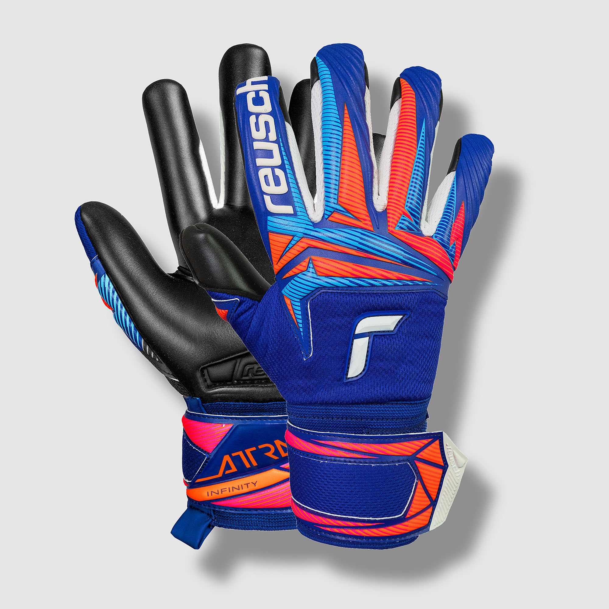 Reusch Attrakt Infinity Evolution NC GK Gloves - Sharp Blue/Shocking ...