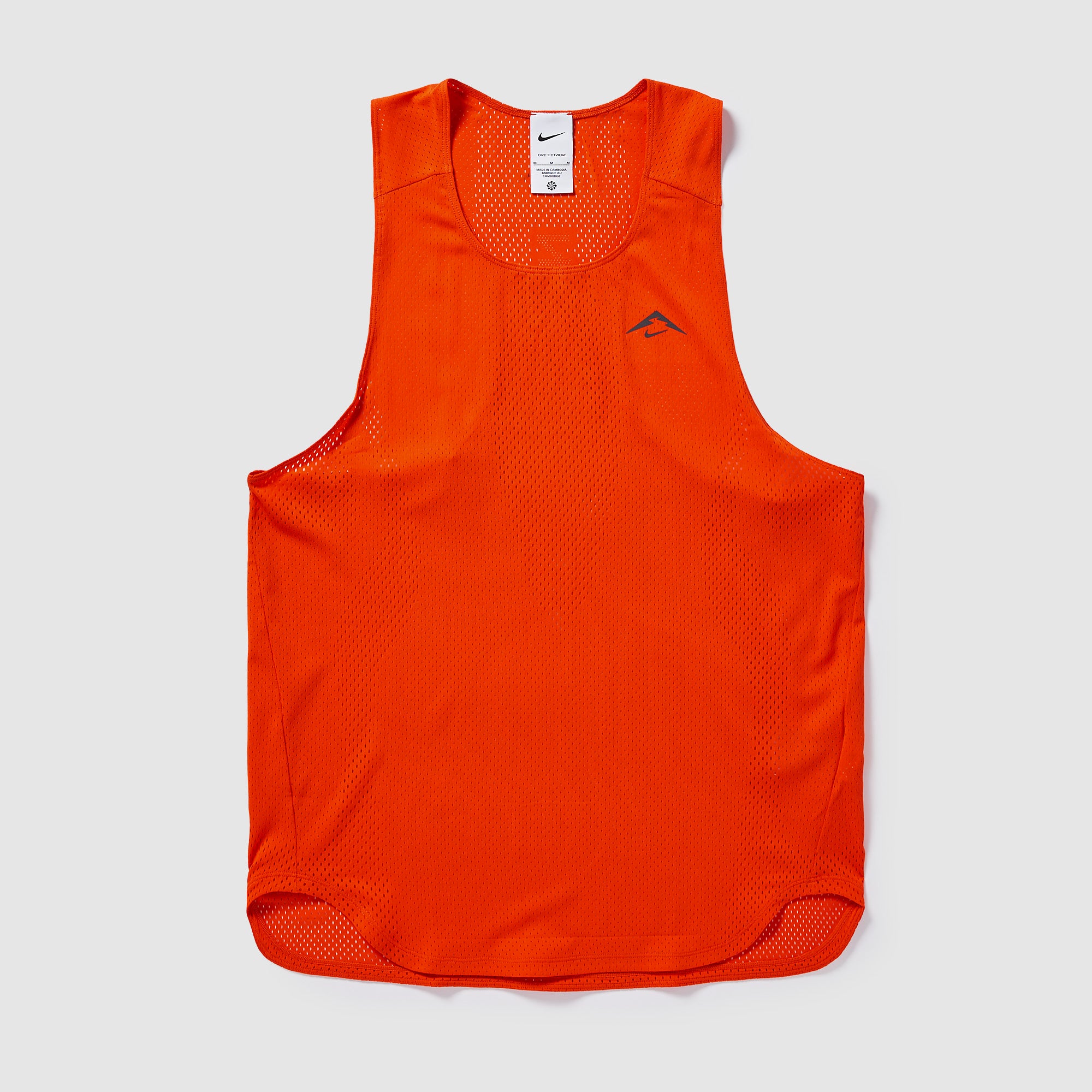 NIKE DRI-FIT ADV シングレット　オレンジ　Mサイズ Nike Trailwind Dri-FIT ADV Singlet - Picante Red/Black - Mens Clothing