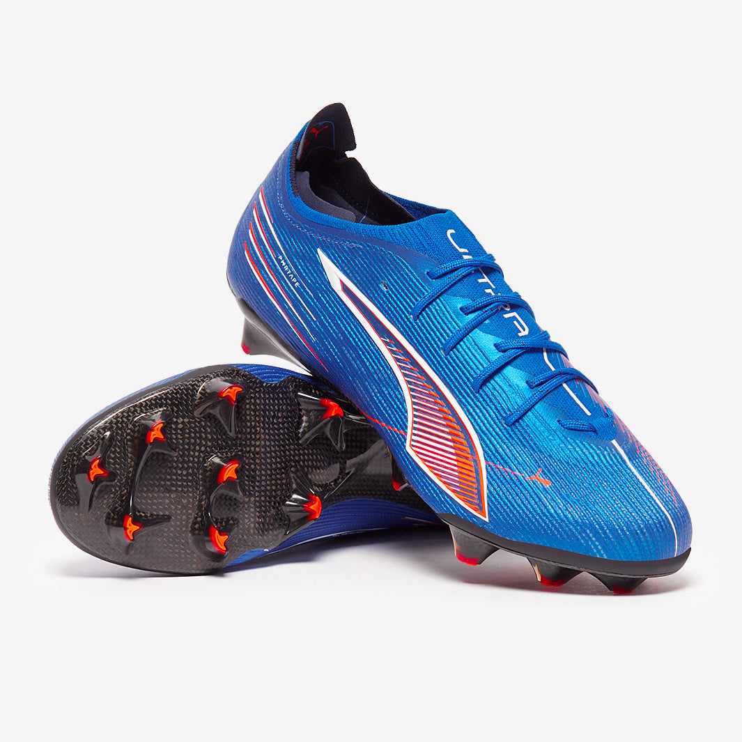 Puma Ultra 5 Carbon Speed SE Firm Ground - Vivid Blue/Heat Fire