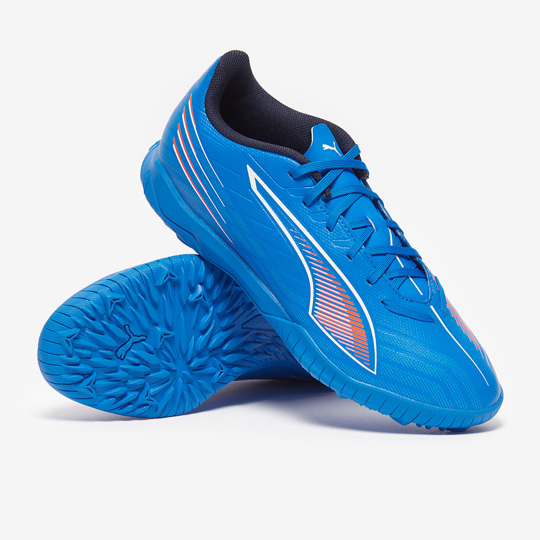 Puma Ultra 6 Play TT - Ultra Blue/Puma White/Glowing Red - Adult Boots