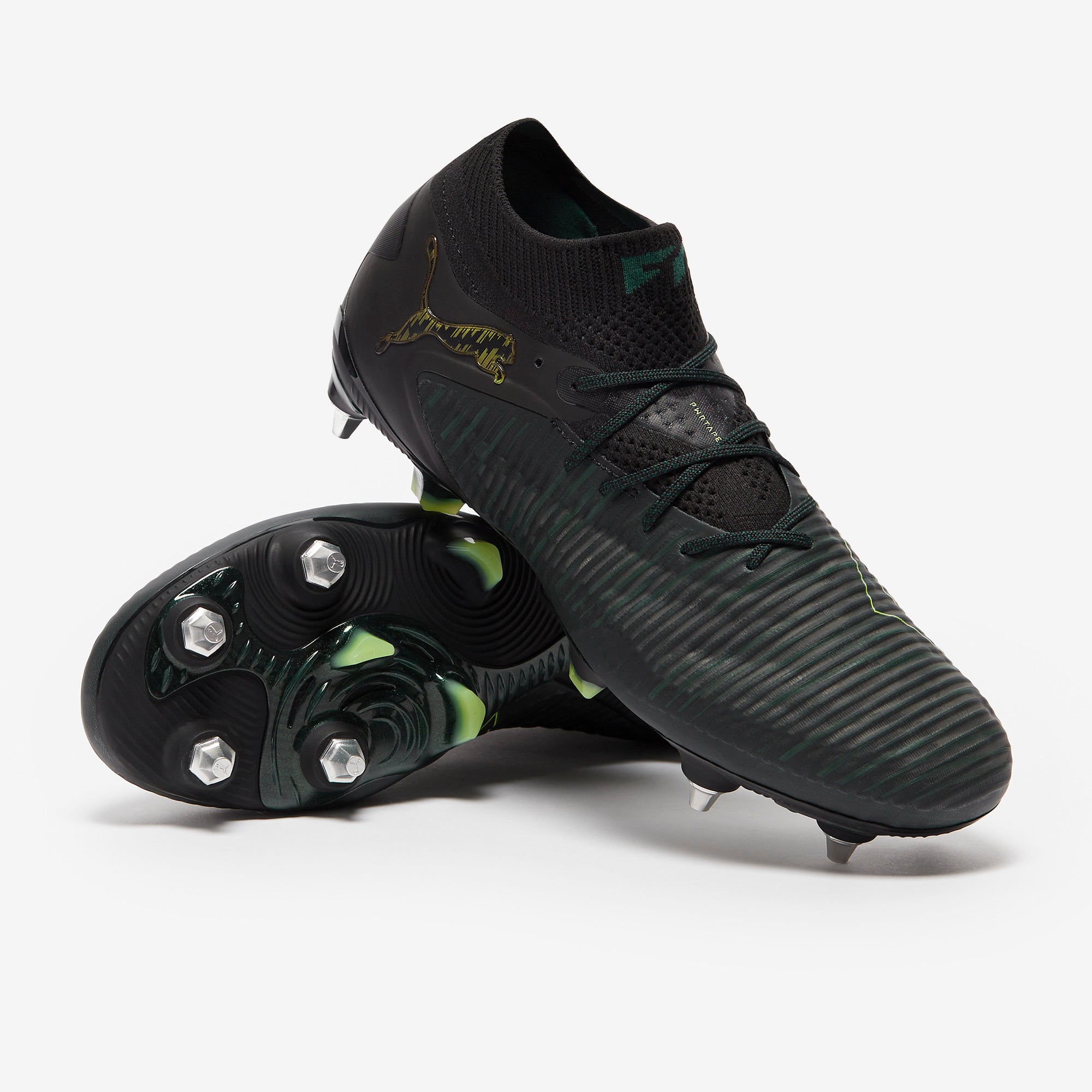 Puma evoPOWER 1.2 FG - Mens Boots - Firm Ground - White/Total