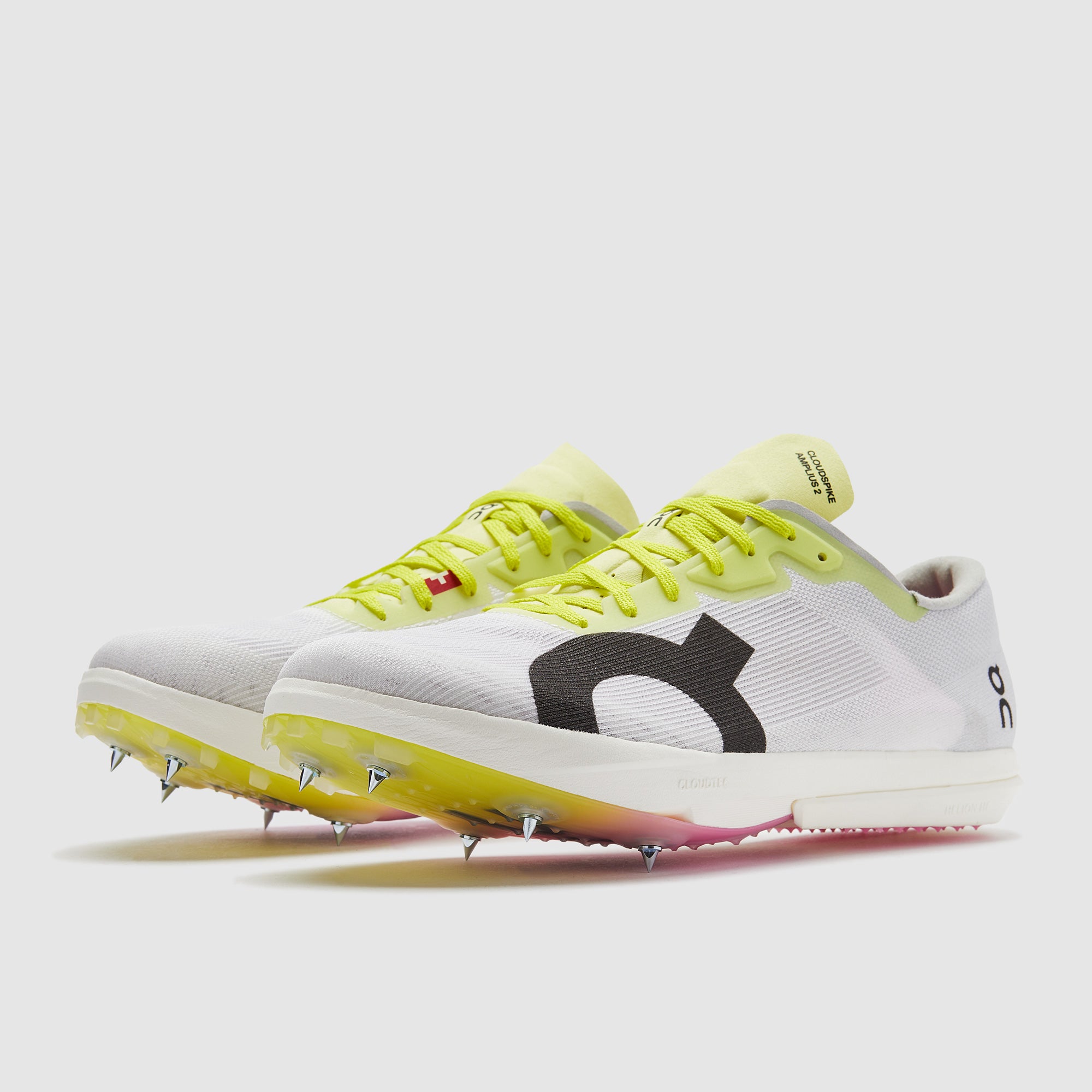 On Cloudspike 10000m - Undyed White/Mint - Mens Shoes