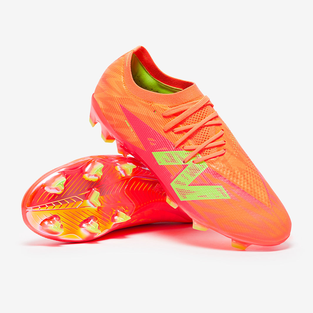 New Balance Furon Elite Firm Ground - Red/Silver - Adult Boots