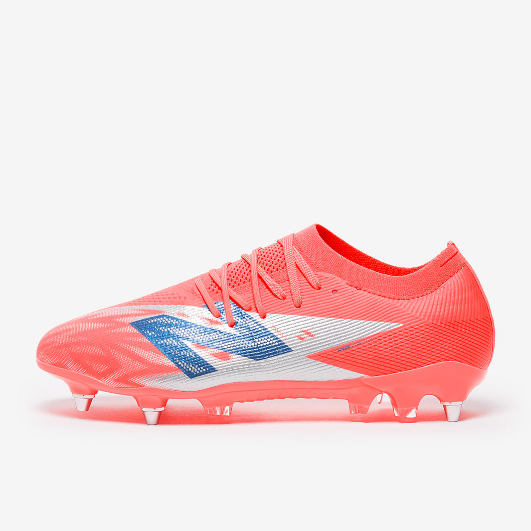 New Balance Furon Elite Soft Ground - Red/Silver - Adult Boots