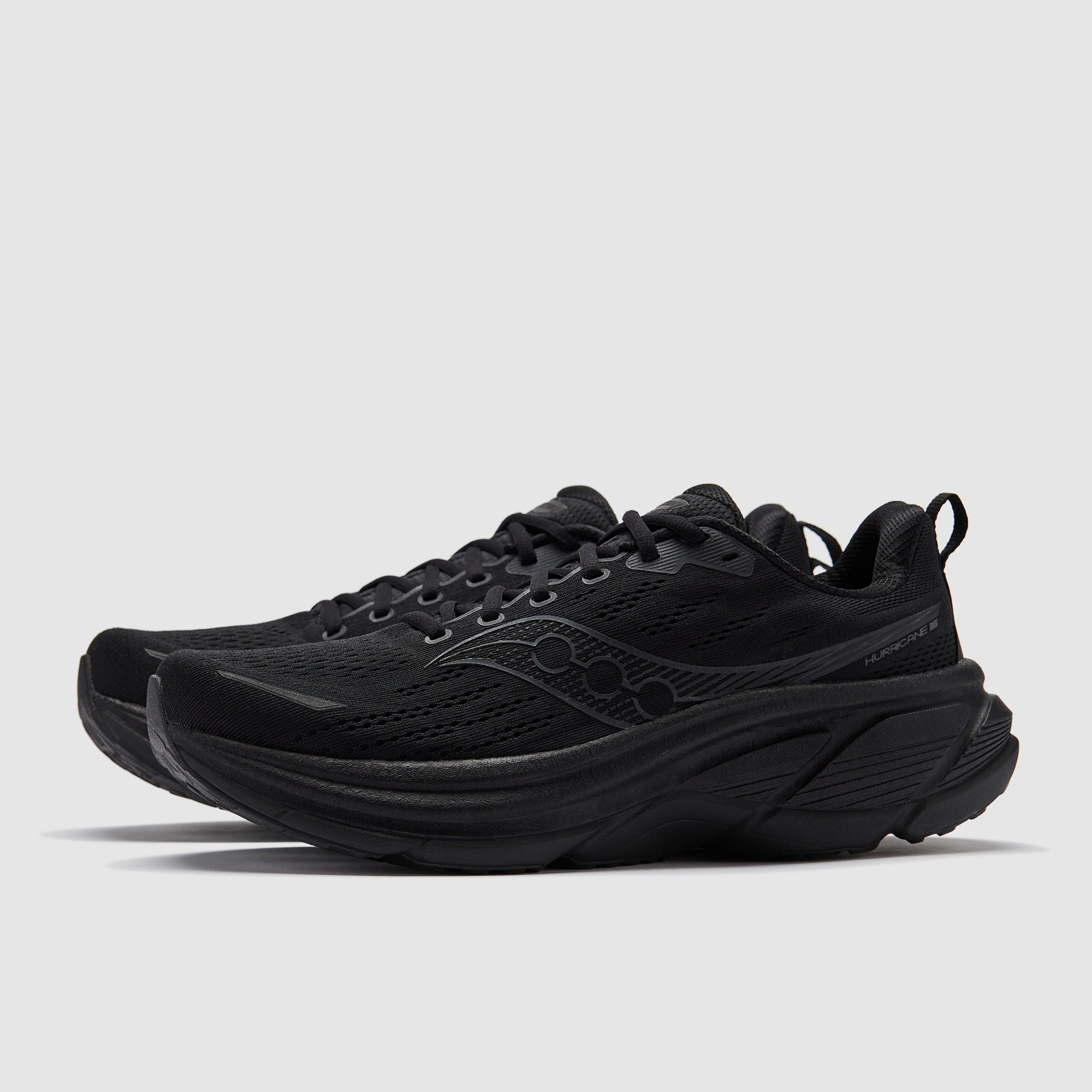 Saucony Hurricane 25 - Triple Black - Mens Shoes