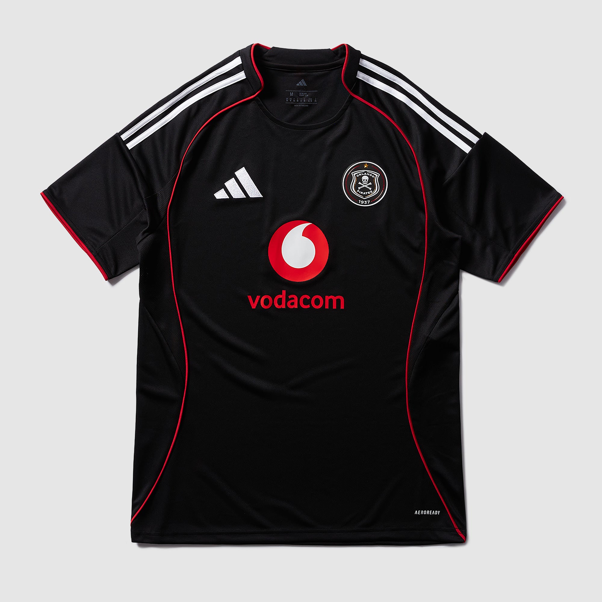 adidas Orlando Pirates 2023 Icon Shirt - Black - Mens Replica