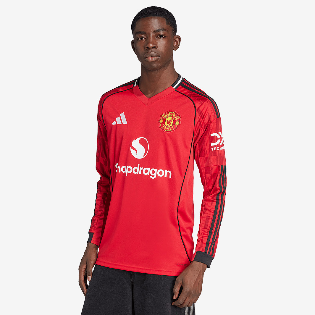 adidas Manchester United シャツ 赤 adidas Manchester United 25/26 Home Shirt -MUFC Red - Mens Replica