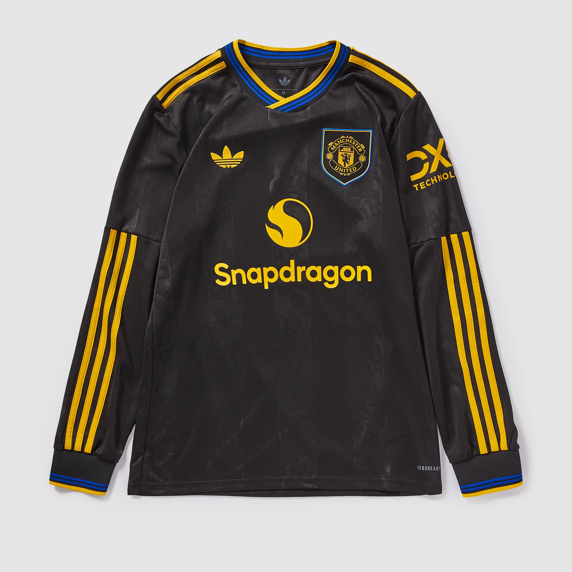 adidas Originals Manchester United 25/26 LS Third Shirt - Black