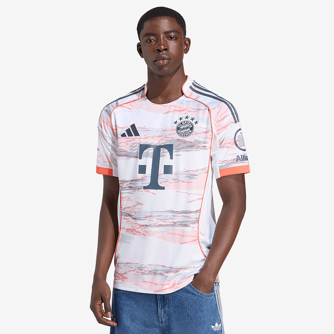 adidas Bayern Munich 25/26 Away Shirt - White - Mens Replica