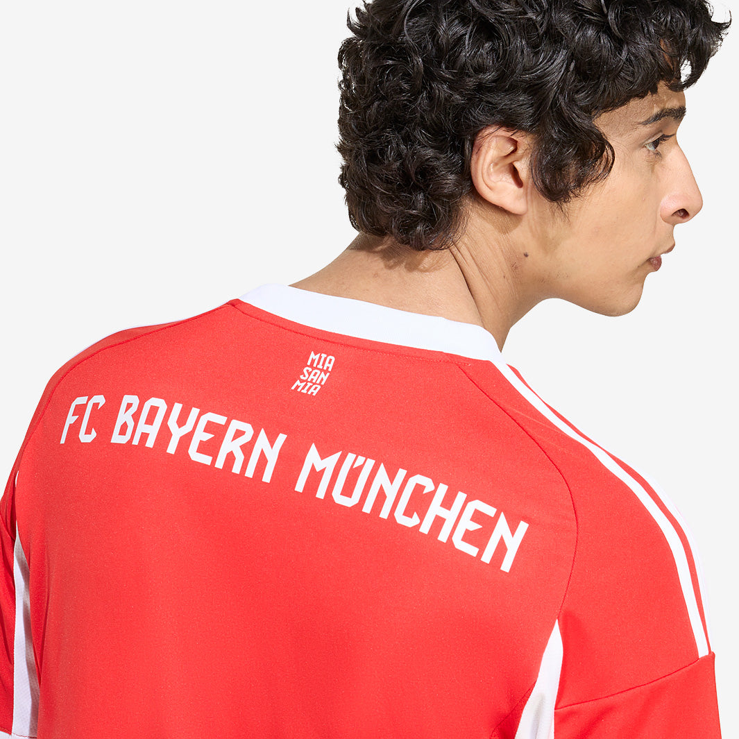adidas Bayern Munich 25/26 Home Shirt - Red - Mens Replica
