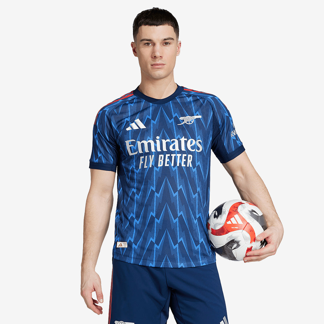 adidas Arsenal 25/26 Authentic Away Shirt - Night Indigo/Matte