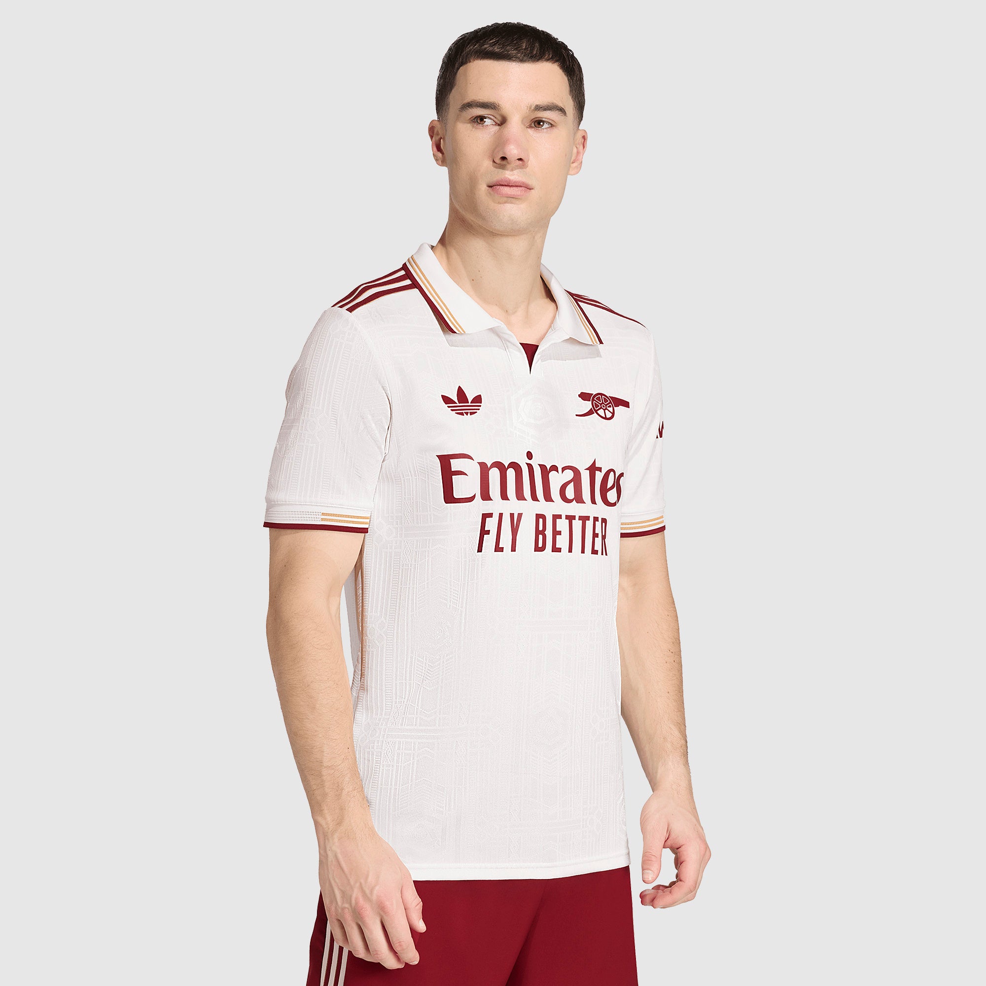 adidas Originals Arsenal 25/26 Authentic Third Shirt - Cloud White