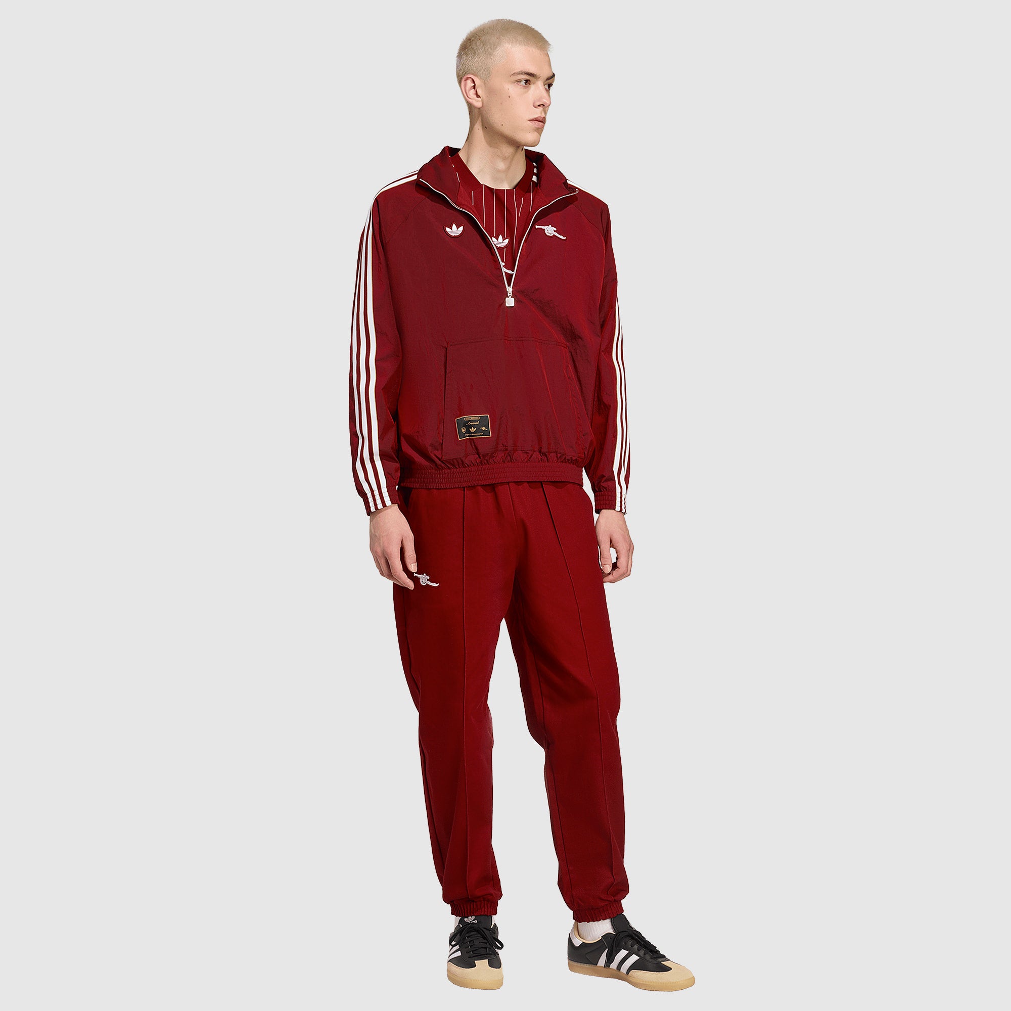 adidas Originals Arsenal 25/26 Terrace Icons Half-Zip Jacket
