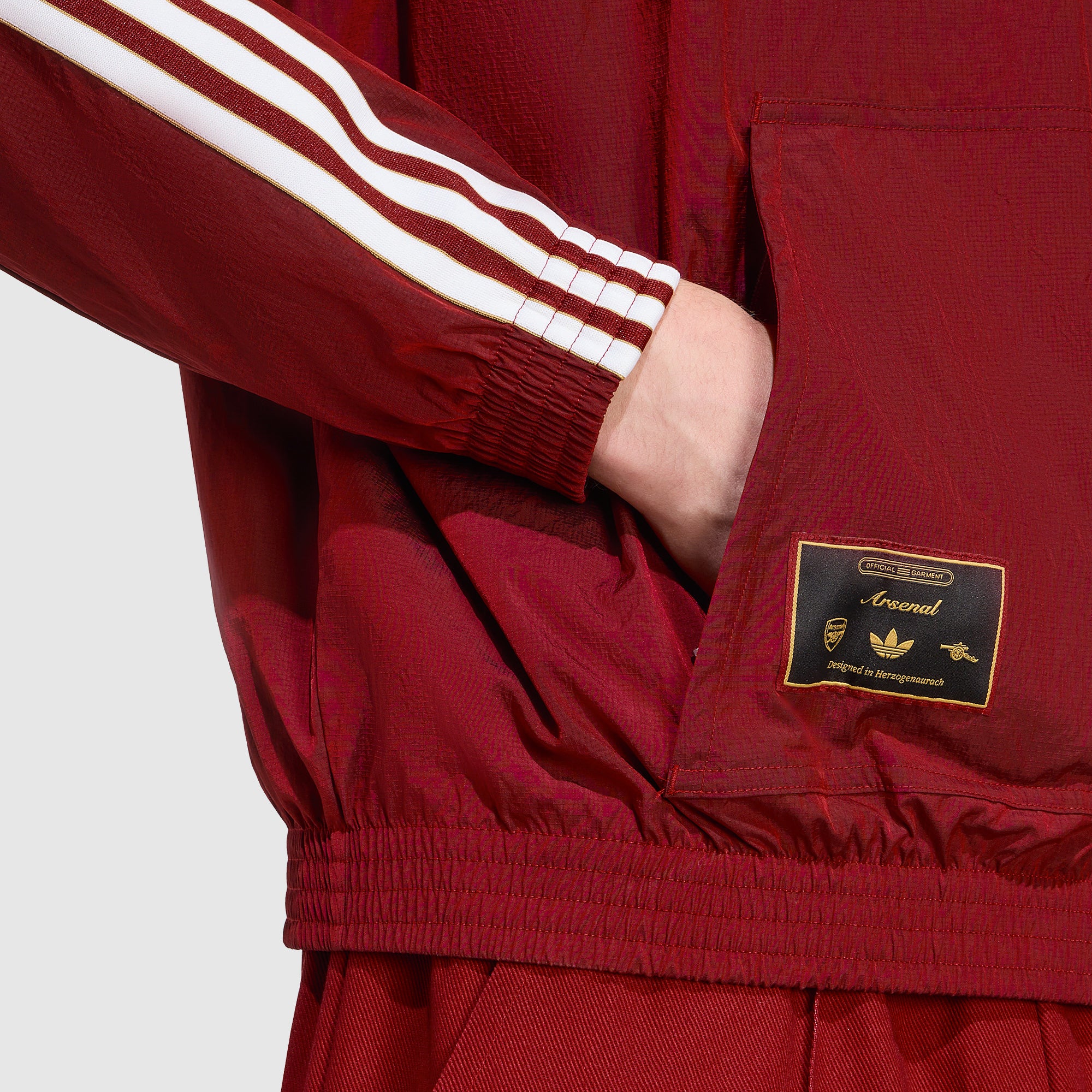 adidas Originals Arsenal 25/26 Terrace Icons Half-Zip Jacket