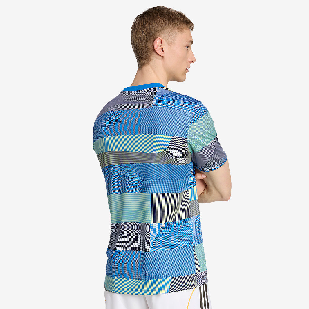 adidas Real Madrid 25/26 Pre-Match Shirt - Bluebird - Mens Replica