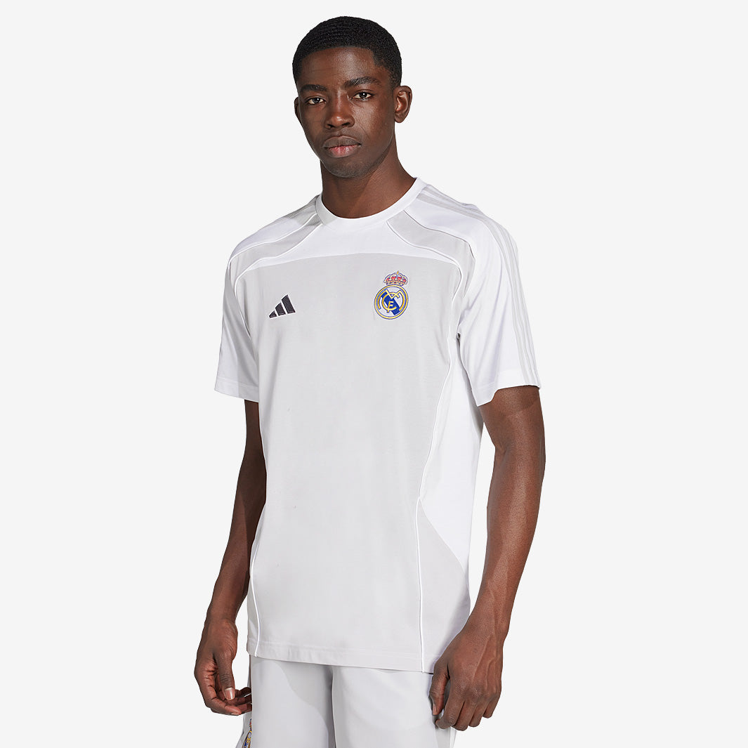 adidas Originals Real Madrid 1999 Home Shirt - White - Mens Replica