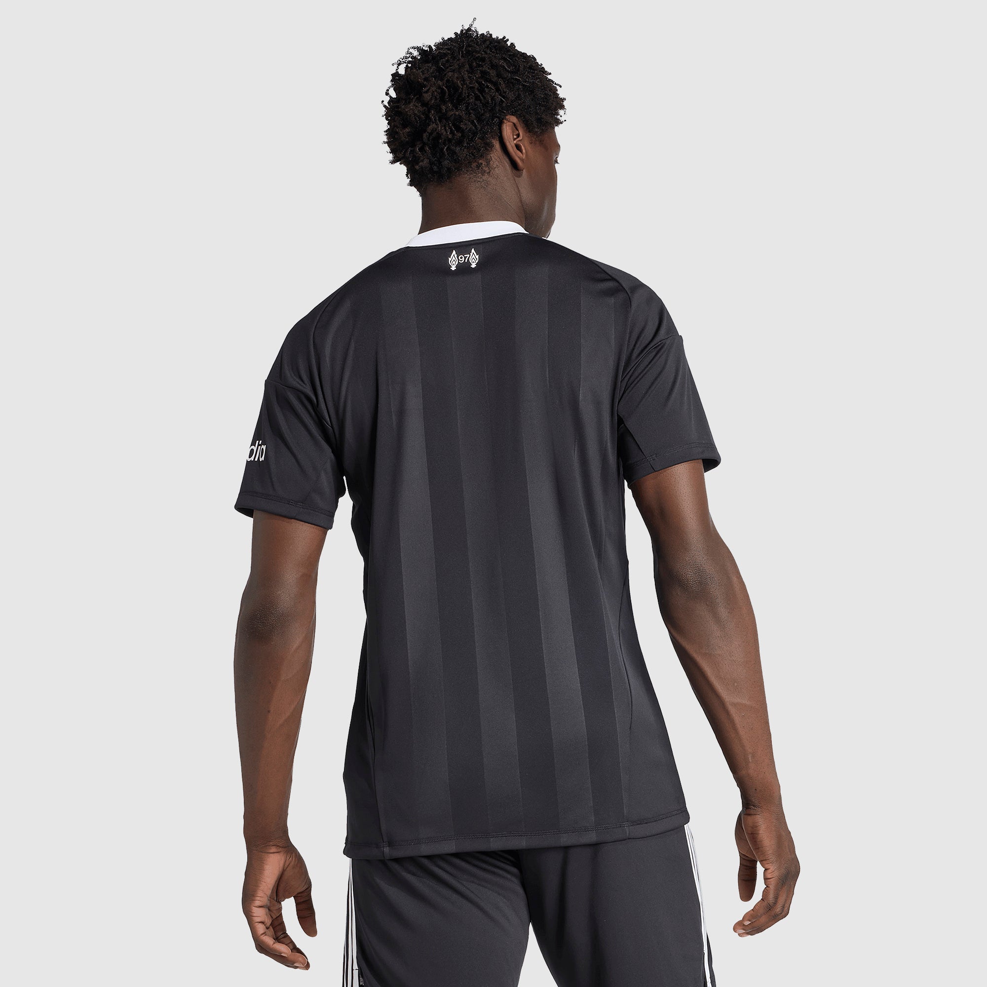 KYB f.t ブラックシャツ M レプリカ adidas Originals Liverpool 25/26 Third GK Shirt - Black - Mens Replica