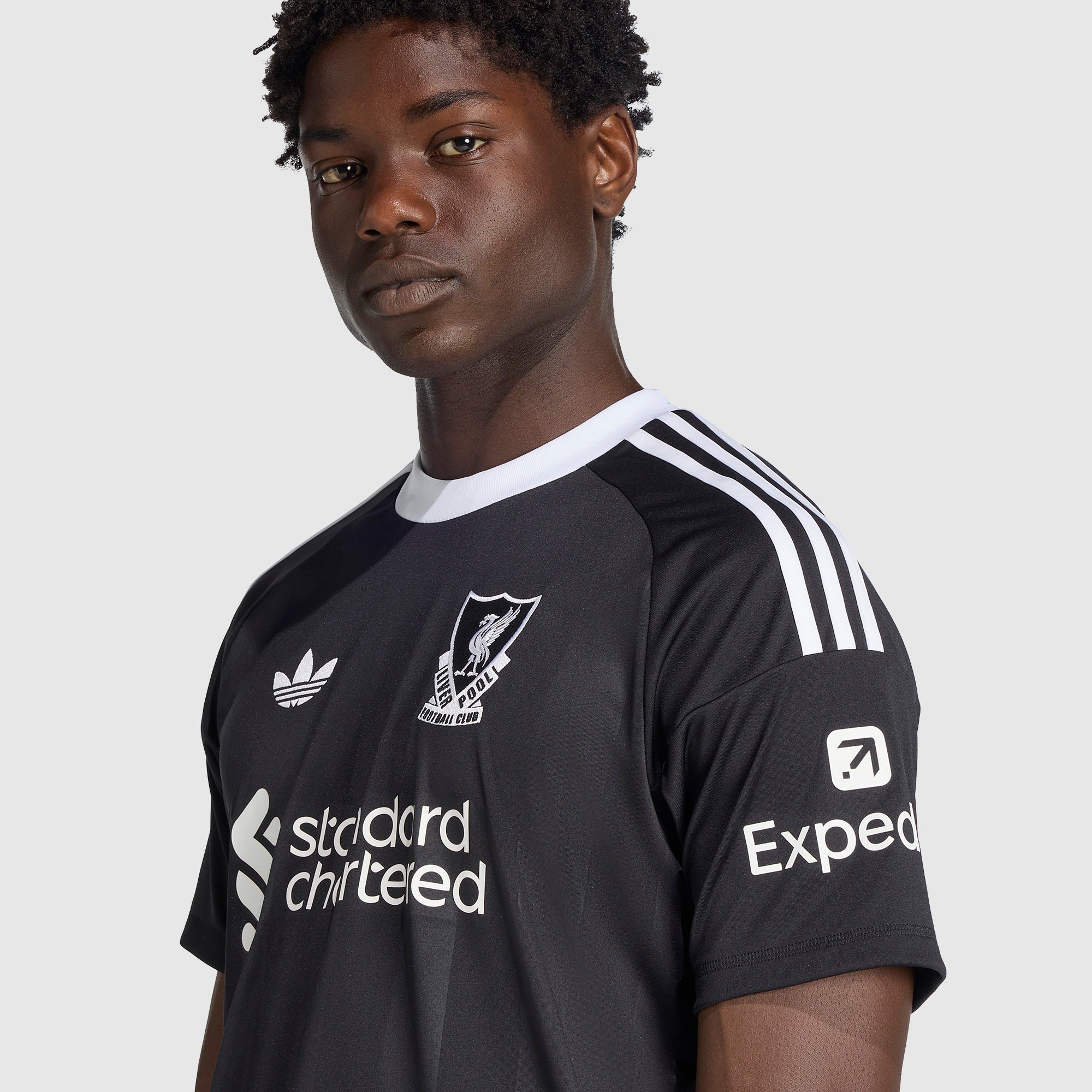 adidas Originals Liverpool 25/26 Third GK Shirt - Black - Mens Replica