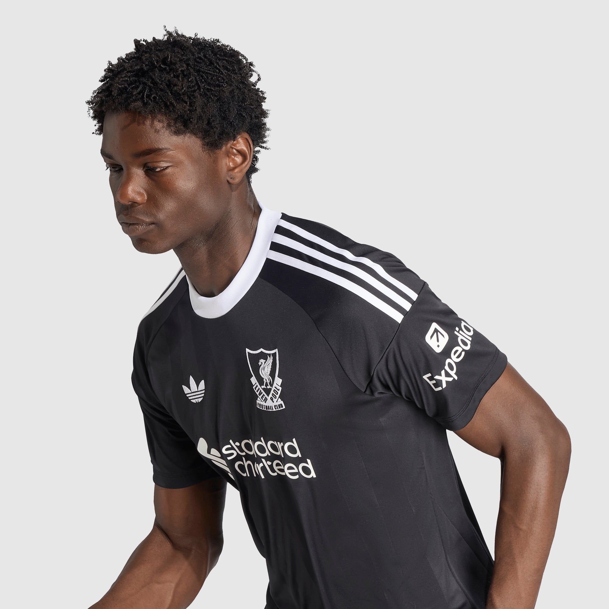 KYB f.t ブラックシャツ M レプリカ adidas Originals Liverpool 25/26 Third GK Shirt - Black - Mens Replica