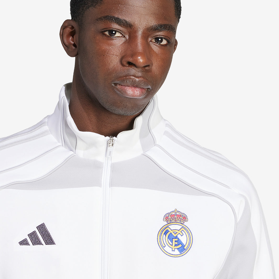LEXUS ハイブリッド ニット ダブルジップ フーディ ホワイト M adidas Real Madrid 25/26 UBP Doubleknit Track Top - White/Lgh