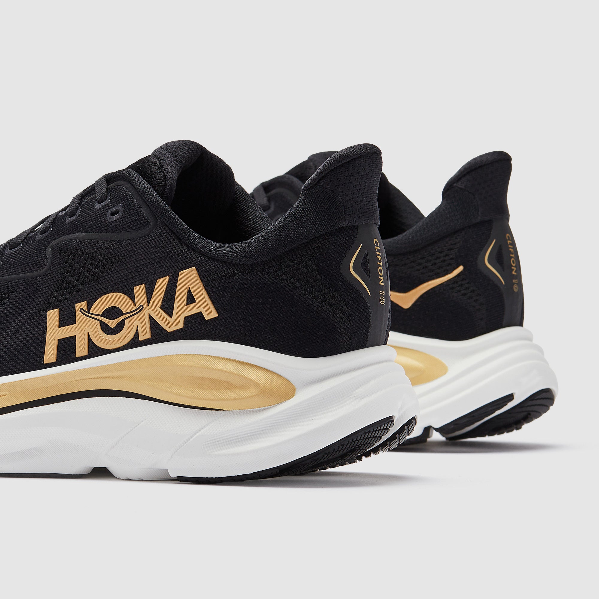 Hoka Clifton 10 - Black/Gold - Mens Shoes
