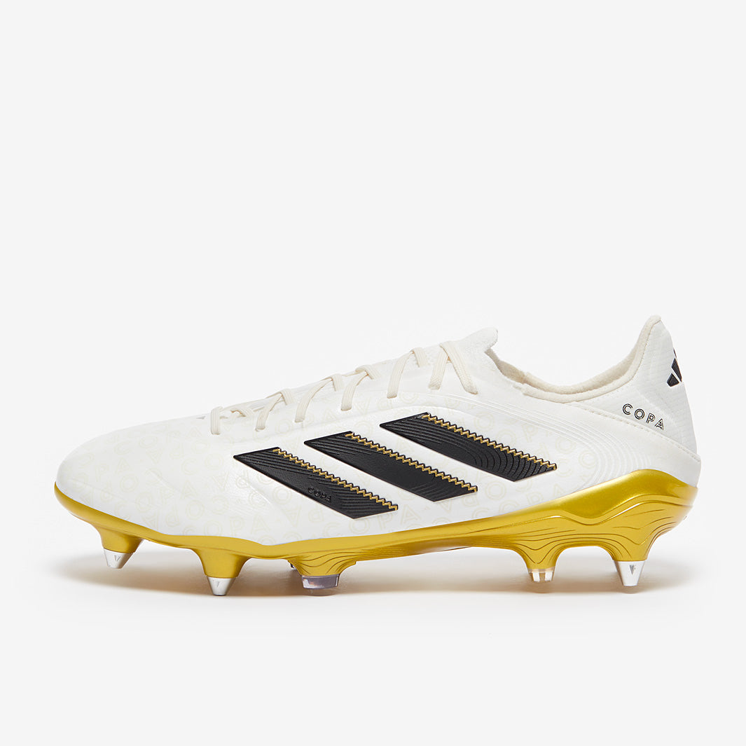 adidas Copa Pure III Elite Leather Soft Ground - White/Lucid Red