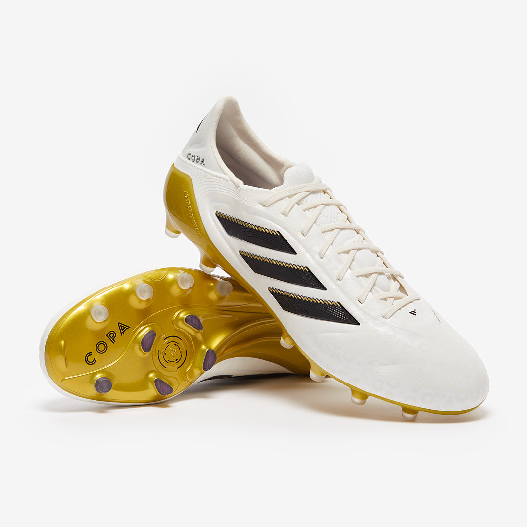 adidas Copa Pure III Elite Artificial Grass - White/Core Black/Met
