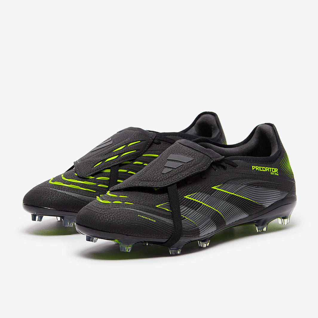 adidas Predator Pro Tongue Firm Ground - Core Black/Carbon/Lucid