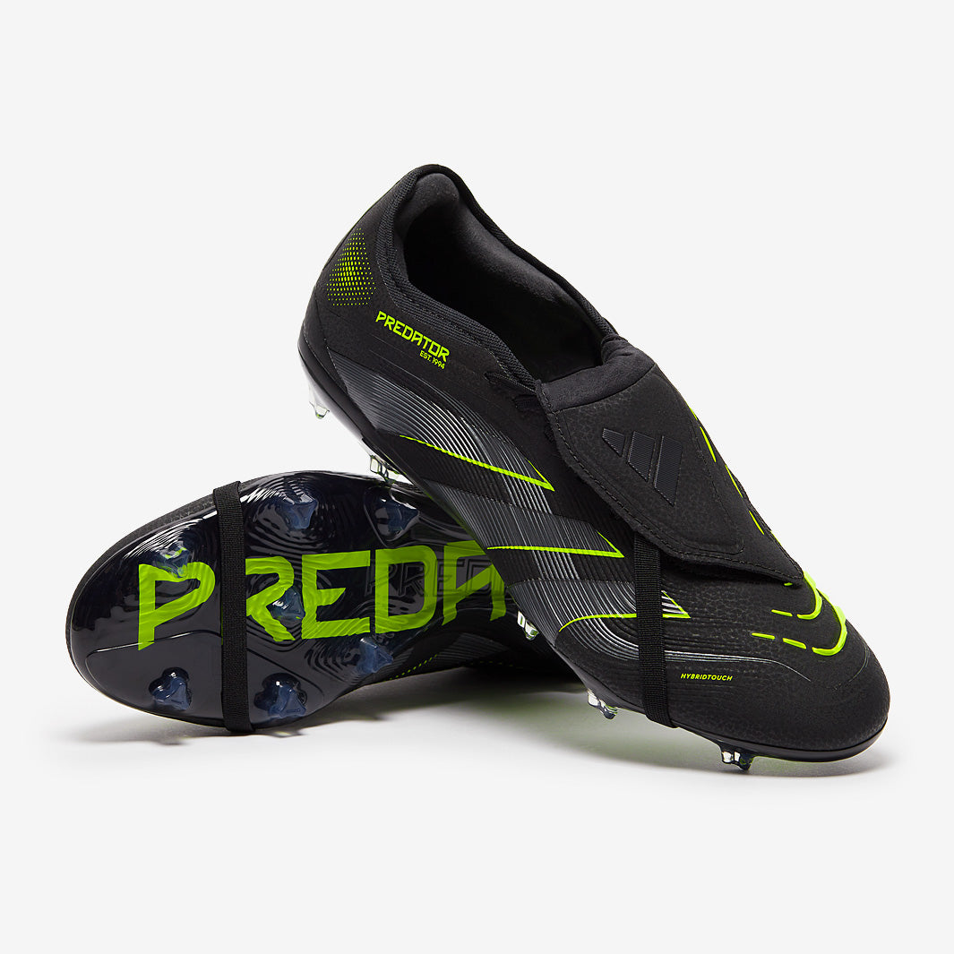 adidas Predator Pro Tongue Firm Ground - Core Black/Carbon/Lucid
