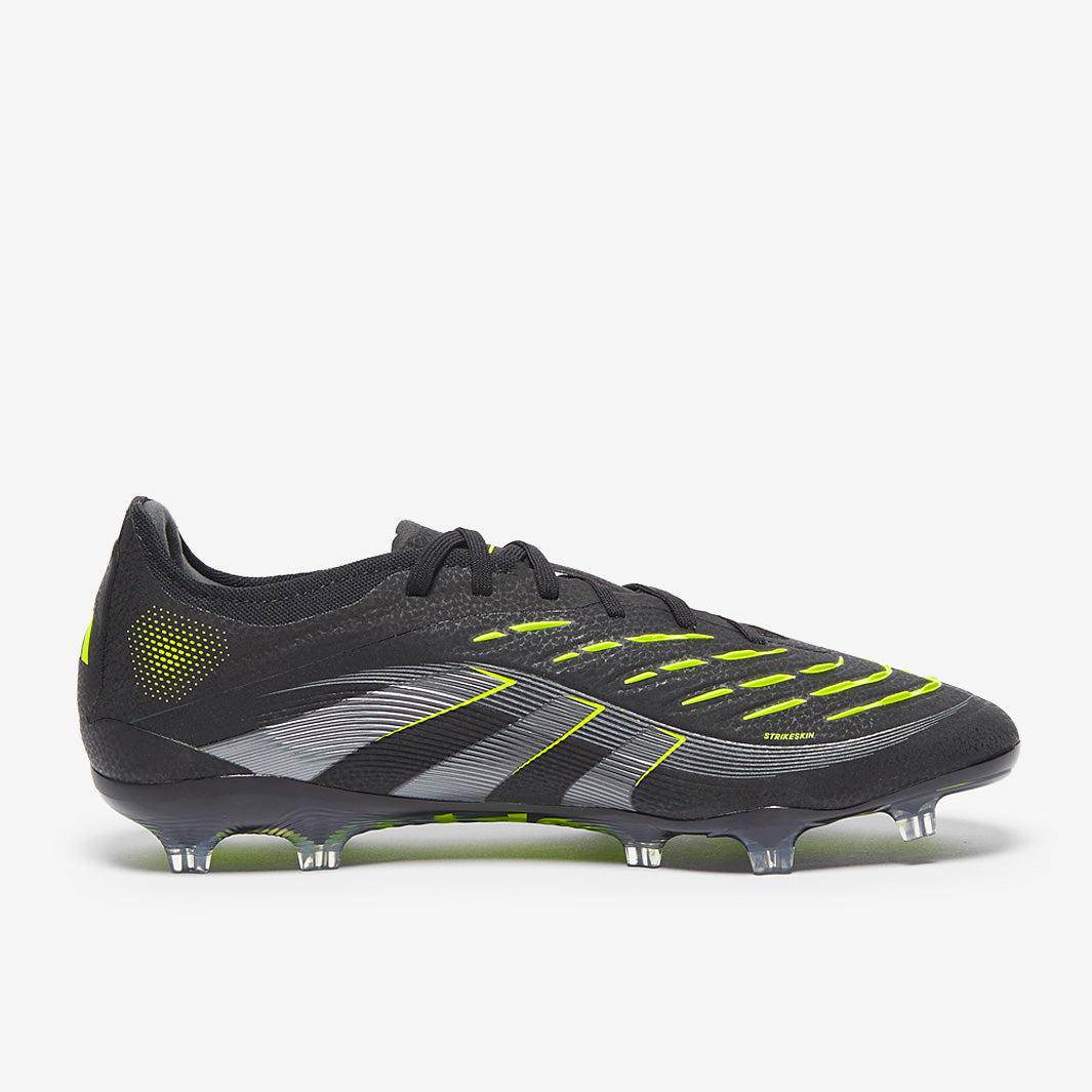 adidas Predator Pro Firm Ground - Core Black/Carbon/Lucid Lemon