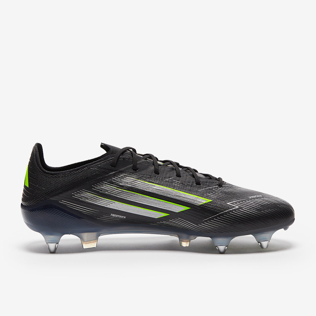 adidas F50 Elite Soft Ground - Core Black/Iron Met./Lucid Lemon