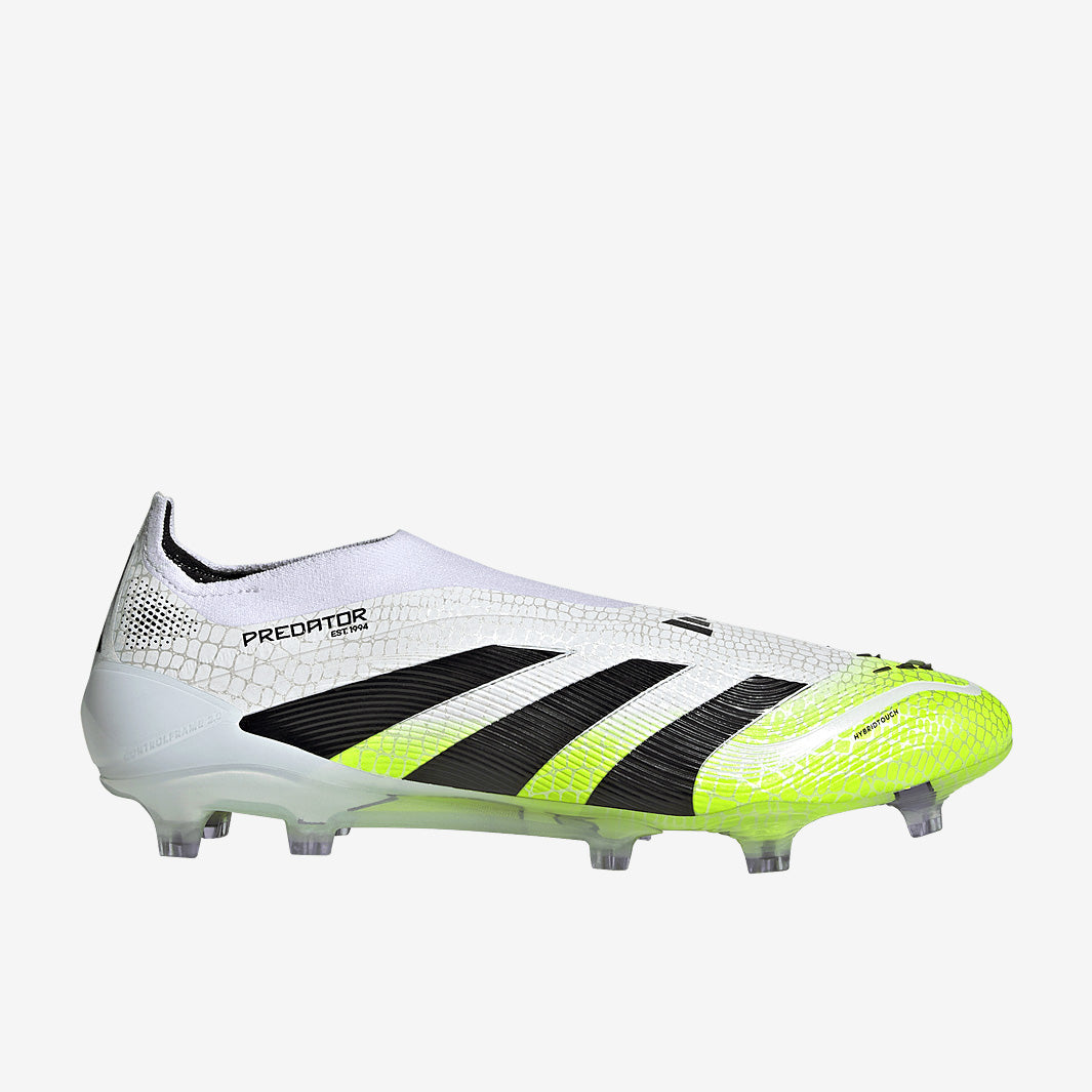 adidas Predator Elite Laceless Firm Ground - Ftwr White/Core Black