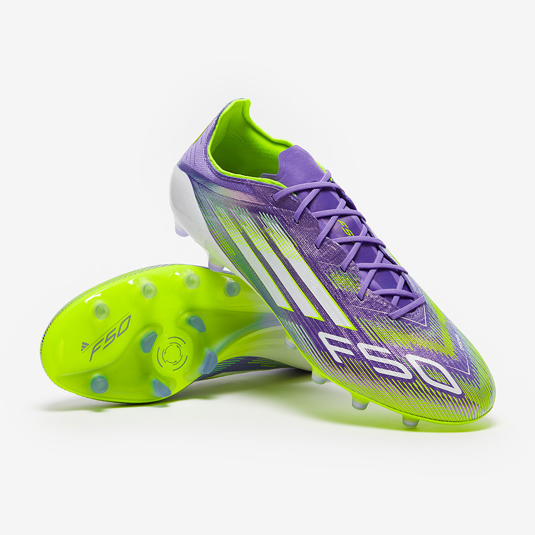 adidas F50 Elite Laceless Artificial Grass - Purple Rush/Ftwr