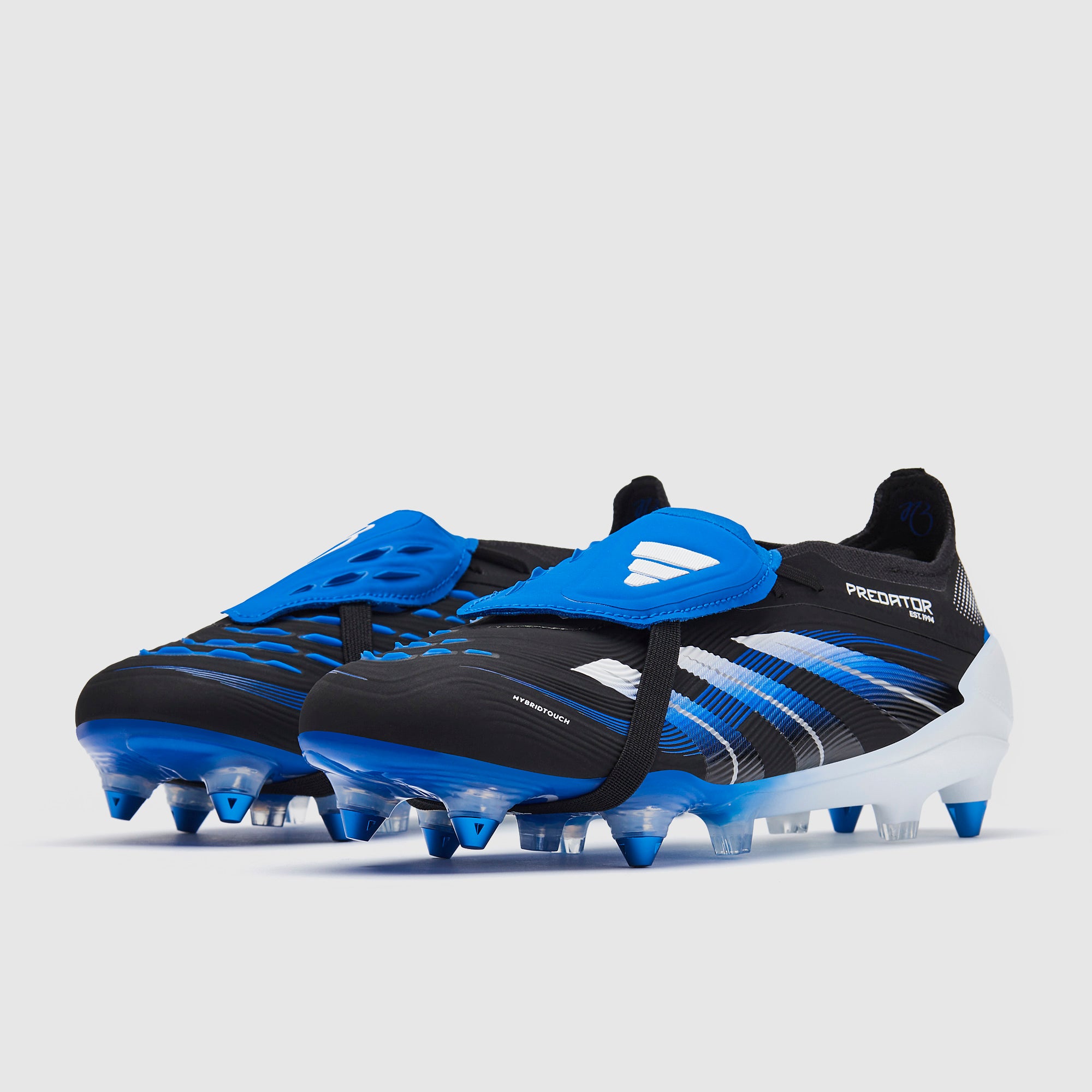  Predator サッカーシューズ 黒/青 adidas Predator Elite Tongue x Bellingham Soft Ground - Core Black
