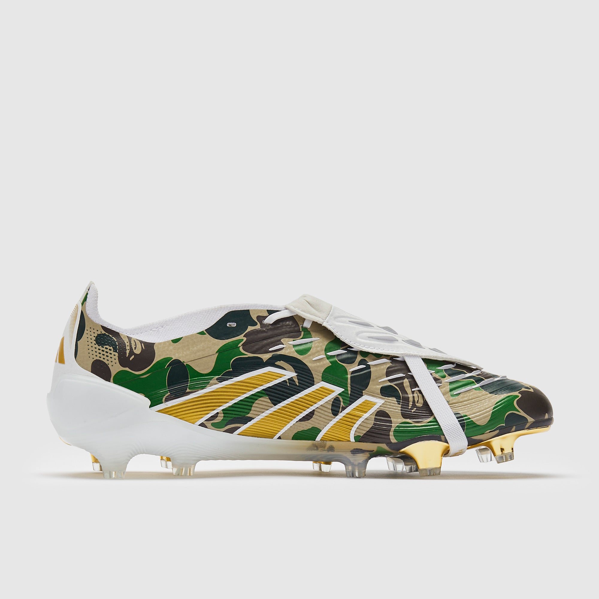 adidas Predator Elite Tongue x BAPE Firm Ground - Hemp/Gold Met