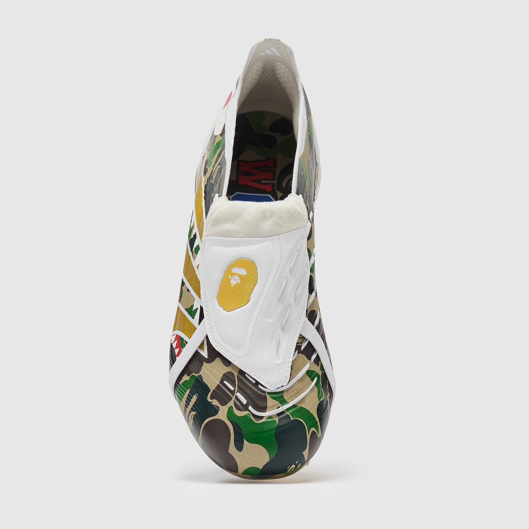 adidas Predator Elite Tongue x BAPE Firm Ground - Hemp/Gold Met./Ftwr White  - Adult Boots