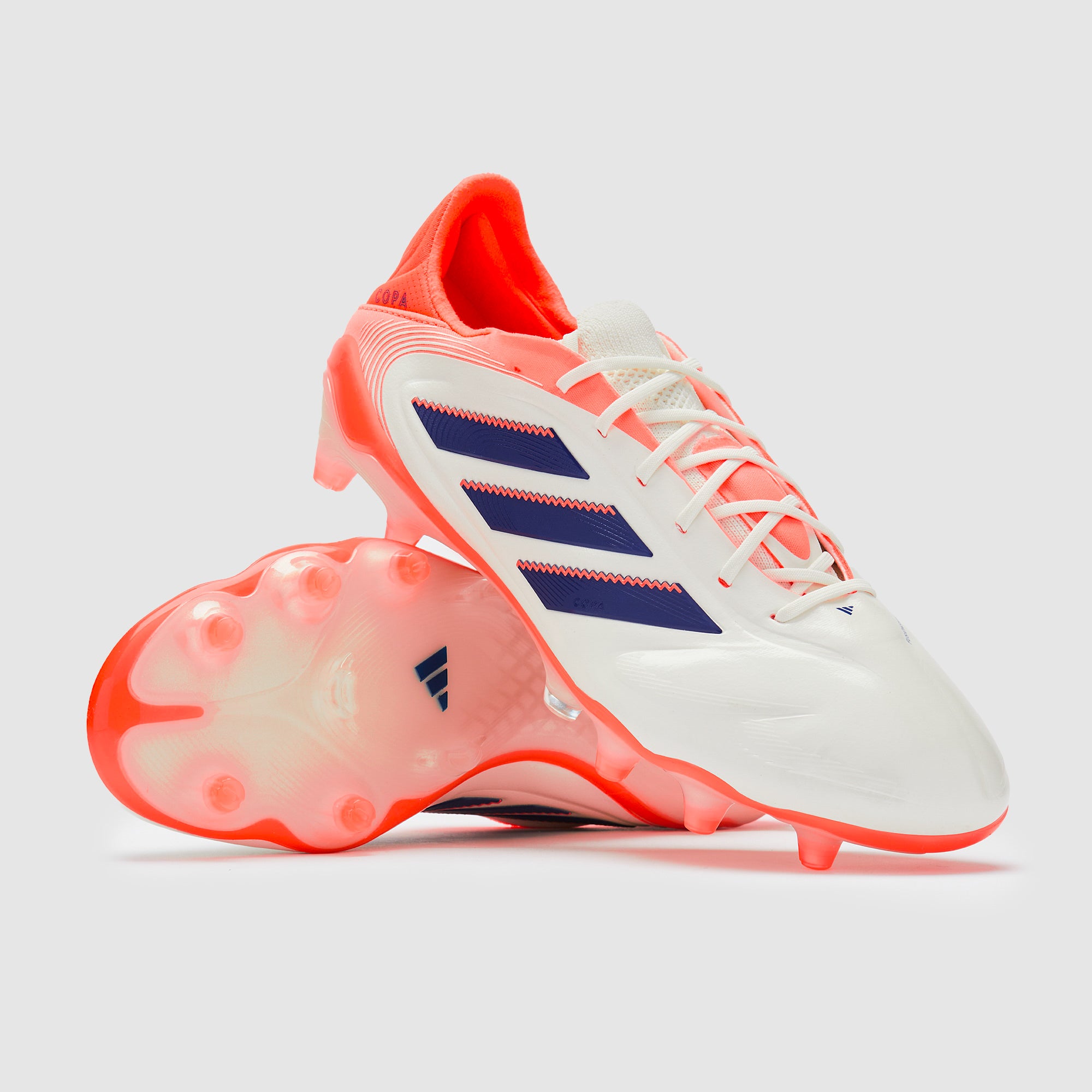 adidas Copa Pure III Elite Leather Soft Ground - White/Lucid Red