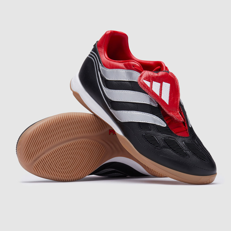 adidas gazelle silver green womens adidas Predator Club in Sala Indoor Soccer Shoe Core Black/White/Solar Red