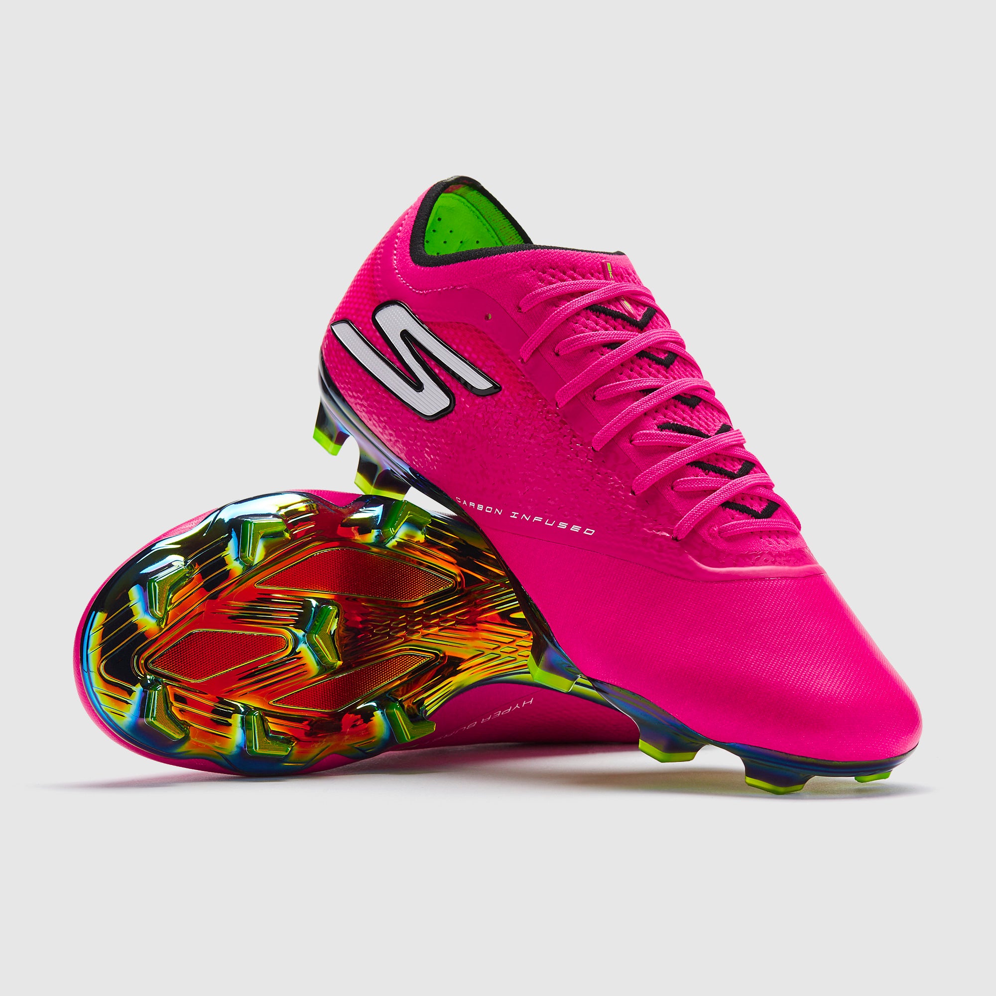 Skechers Razor Elite Firm Ground - Pink/Black/Volt - Adult Boots
