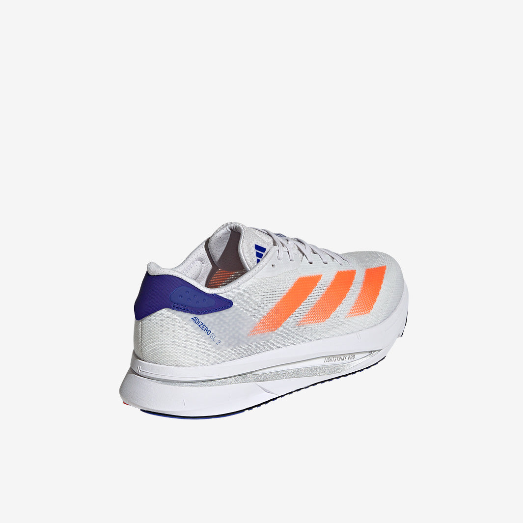 adidas adizero SL2 - Dash Grey/Impact Orange/Lucid Blue - Mens Shoes