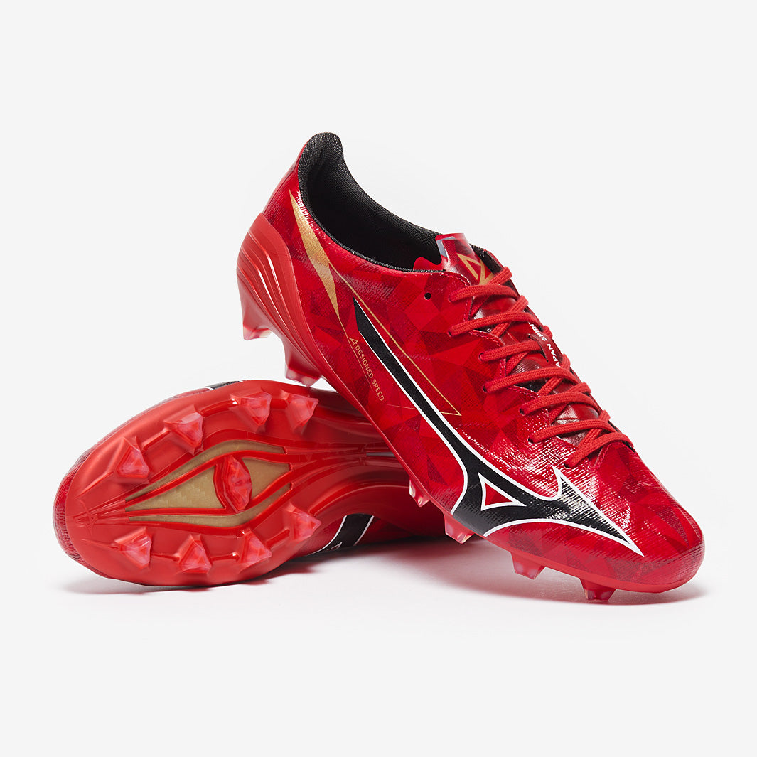 シューズ Mizuno Morelia Alpha JAPAN 26.0 Mizuno Alpha II Made in Japan Artifical Grass - Morelia 40th Red
